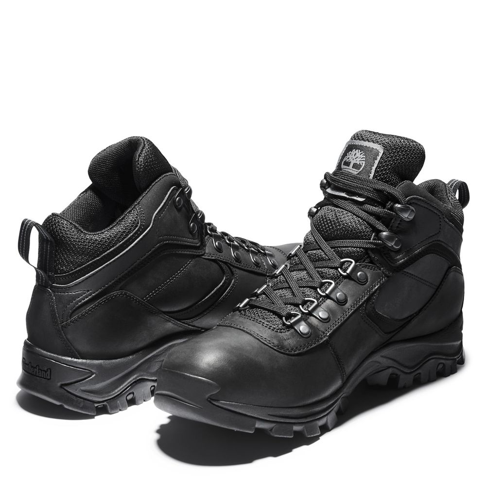 Botas de Montaña Timberland Argentina Hombre - Mt. Maddsen Mid Waterproof - Negras - XEDPFM-380